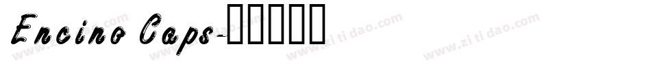 Encino Caps字体转换